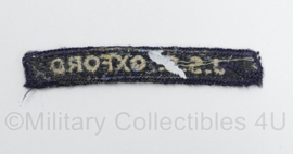 USN US Navy USS Oxford shoulder title - 9 x 2 cm - origineel