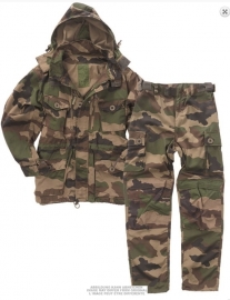 Franse leger CCE camo Felin smock en broek - 164 tm. 174 cm. lengte / 96 tm. 104 cm.borst origineel