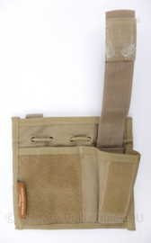 Defensie  en US Army  Office pouch Coyote MOLLE - merk Templar Assault Systems  - 17,5 x 4 x 16 cm - nieuwstaat - origineel