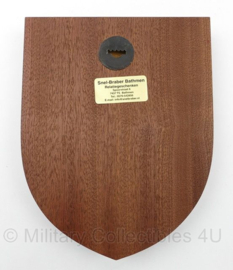 Wandbord ISAF TF-Uruzgan Logistic Support Detachment 2 - 15 x 2½ x 18½ cm - nieuw in doosje - origineel