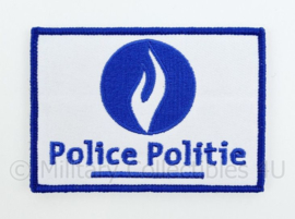 Belgische Police Politie embleem - met klittenband - 10 x 7 cm