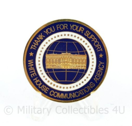 Zeldzame coin White House Communications Agency Support - diameter 4 cm - origineel