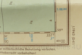 WO2 Duitse stafkaart Deutsche Heereskarte 1942 Schotland - 90 x 69 cm - origineel