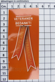 Nederlandse Defensie Veteranendag anjer - origineel