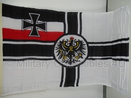 WO1 Duits replica vlag Keizerrijk Reichskriegsflagge / Kaiserliche Kriegsflagge - katoen