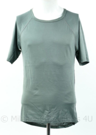 Nederlandse leger proefmodel onderkleding vochtregulerend shirt kort mouw grijs - maat Medium - origineel