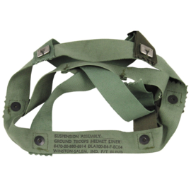 US helmet liner webbing Suspension Assembly Ground Troops Helmet Liner - origineel