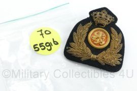 KL GLT gala tenue officiers pet insigne metaaldraad voor splitpen - 7 x 7 cm - origineel