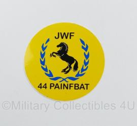 Defensie JWF 44 PAINFBAT Regiment Infanterie Prins Johan Willem Friso 44 Pantserinfanteriebataljon sticker - diameter 10 cm - origineel