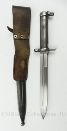 Zweedse leger bajonet model 1896 met draagstel - 35 cm lang - origineel