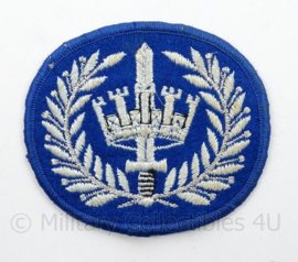 Gemeentepolitie arm embleem - rang Brigadier - afmeting 7 x 6 cm - origineel