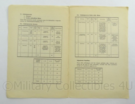 Chef der Generale Staf Instructieboekje Oefeningsaanwijzing No 1 uit 14 maart 1945 !- afmeting 15 x 23 cm - origineel