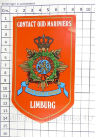 KMARNS Korps Mariniers Contact Oud Mariniers Limburg sticker - 14 x 8 cm - origineel