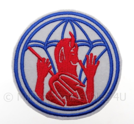 US 504th Parachute infantry regiment "red devil" embleem -  diameter 9 cm - replica WO2
