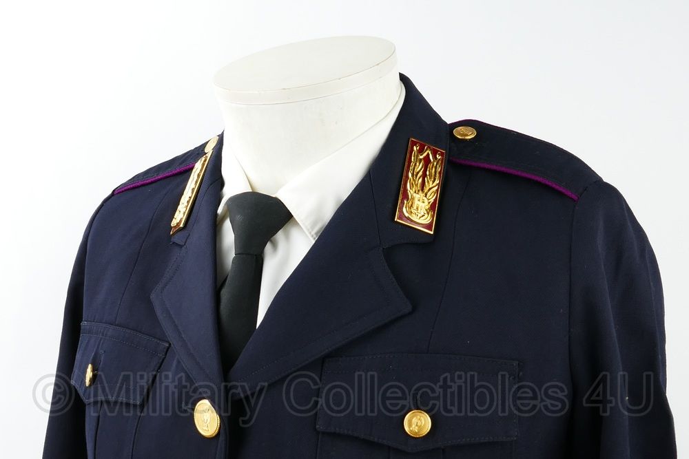 Italiaanse Polizia Di Stato uniform met kraagspiegels - jas maat 42L, broek maat 44-6-R - origineel
