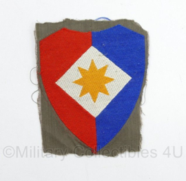 Defensie DT embleem 1963 tot 2000 Staf 1e legerkorps - 7 x 6 cm - ongevouwen - origineel