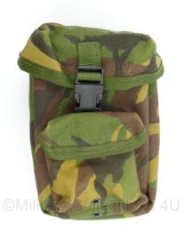 Defensie MOLLE opbouwtas GPS DAGR woodland camo draagtas - 12,5 x 8 x 20 cm - licht gebruikt - origineel