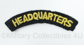 British Army shoulder title ENKEL Civil Defense Headquarters - 12,5 x 3,5 cm - origineel