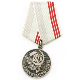 Russische medaille veteraan van de Arbeid - origineel