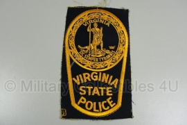 Virginia State Police patch - ongeknipt - origineel