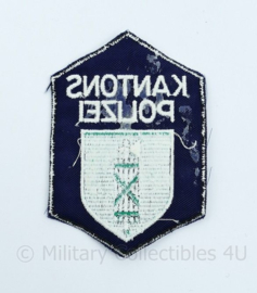 Zwitserse Kantons Polizei embleem - 9,5 x 6,5 cm - origineel