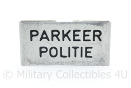 Parkeer politie epaulet insigne metaal -  5 x 2,5 cm - origineel