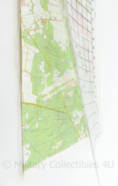 Defensie topografische kaart oefenterrein Hoogerheide - 31 x 22 cm -  origineel