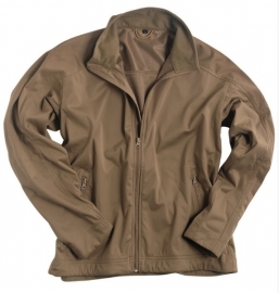 Softshell jack trilaminaat Light Weight - Coyote - Medium tm. XL