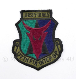 USAF US Air force Jersey DEVILS 177th FTR INTCP GP - 9 x 7,5 cm -  origineel