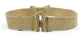 Wo2 Britse Koppel khaki webbing KEF 1943 - 95 x 5,5 cm - origineel