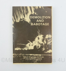 Training Manual US Marine Corps Demolition and Sabotage - Engelstalig