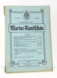 Marine Rundschau boeken set 1907 - set van 3 - origineel