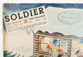 The British Army Magazine Soldier Vol.6 No 10 December 1950 -  Afkomstig uit de Nederlandse MVO bibliotheek - 30 x 22 cm - origineel