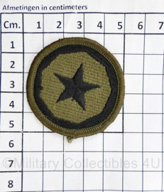 US Army Naoorlogs subdued embleem 9th Theater Command Support - diameter 5 cm - origineel