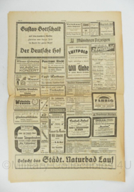 WO2 Duitse krant 8 Uhr Blatt 5 juli 1941 - 47 x 32 cm - origineel