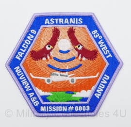 Astranis Falcon 9 Mission 0003 patch - afmeting 10 x 11 cm