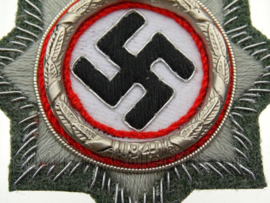 Duits Kruis in stof - zilver