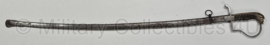 Zilverkleurige Leeuwenkop sabel met schede - 104 cm lang - origineel