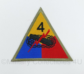 WO2 US Army 4th Armored Division patch - 10 x 9 cm - replica