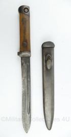 WO2 Italiaanse M1938 Bayonet voor de Carcano - Maker C. Gnutti - origineel