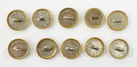 BAF Belgische Luchtmacht knopen set van 10 stuks - 18 mm - origineel