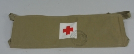 Armband Rode Kruis Geneeskundige Dienst - Nederlands leger - zeldzaam model! - origineel
