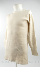Vintage ondershirt onderhemd lange mouw - maat Small - gedragen - origineel