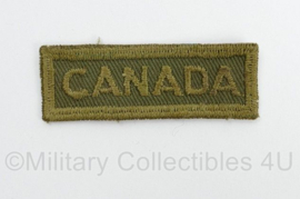 Canadese leger Canada shoulder title - 6 x 2 cm - origineel
