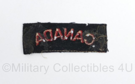 Canadese leger Canada shoulder title - 8 x 3 cm - origineel
