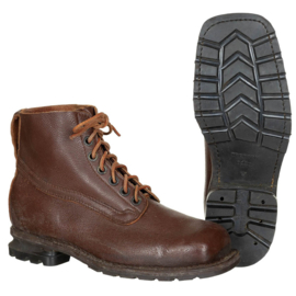Zweedse leger jaren 60 Bruine lederen schoenen Tretorn - maat 40 tm. 44 - origineel