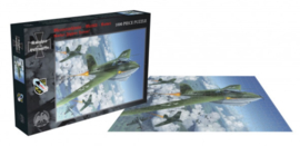 Knights of the Luftwaffe 1000 piece puzzel - Messerschmitt Me 163 Komet - nieuw in doos - origineel