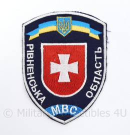 Oekraïense politie embleem MBC Ukraine Ykpaiha MBC  - 12,5 x 9,5 cm  - origineel