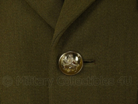 M63 Stoottroepen Officiers Majoor uniform SET (vroeg model) jas, broek en oranje koord - met originele insignes - maat Large - origineel