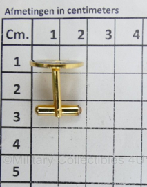 Defensie staf manchetknopen paar - zeldzaam - 2 x 2 cm - origineel